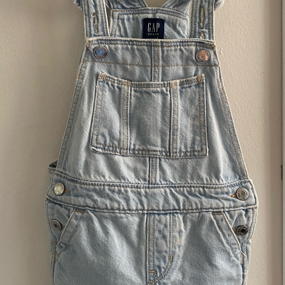 GAP Blue Denim Overalls Classic Style